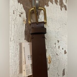 GAP boys leather belt, medium